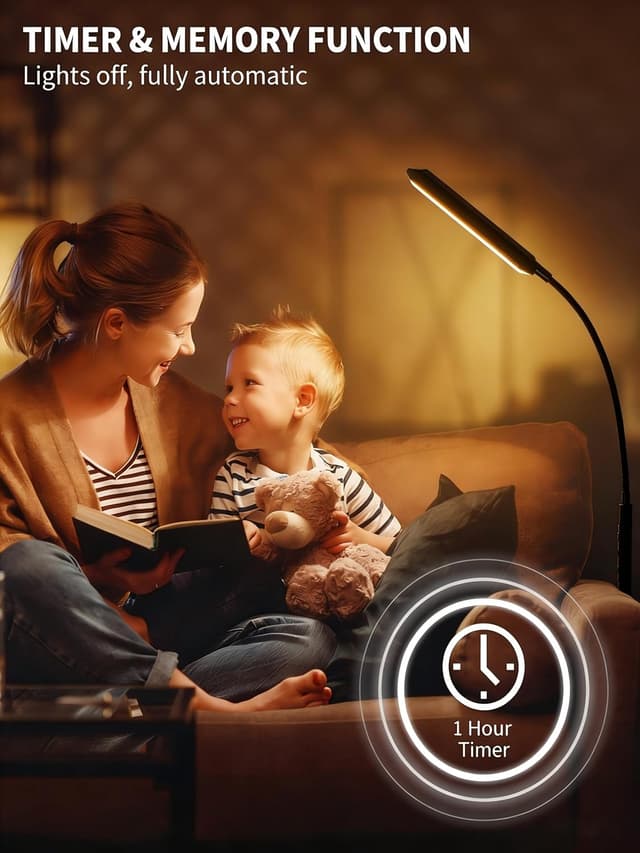 Detalle de LuminexDesigns Lampada da terra LED dimmerabile 🛋