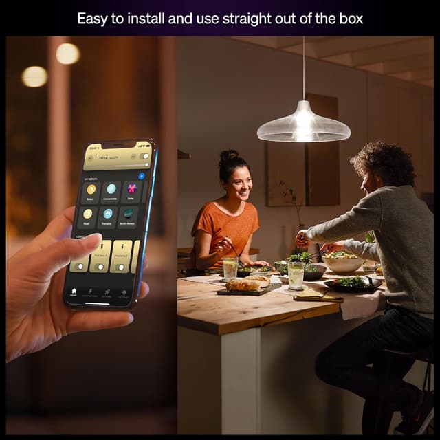 Thumbnail 2 de Philips Hue A19 Smart LED Bulb 4-Pack 9W