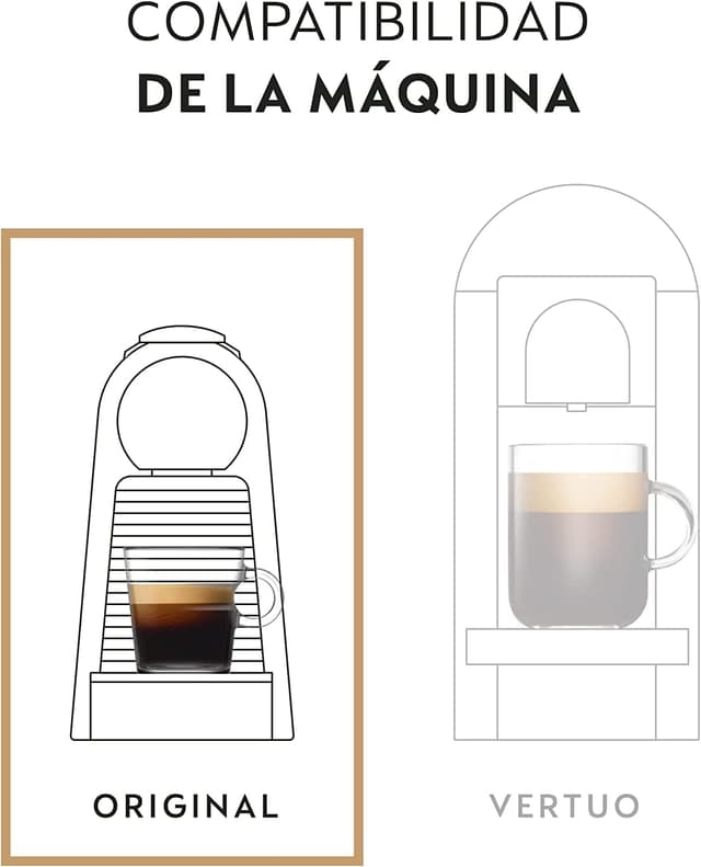 Thumbnail 3 de Nespresso Original Cápsulas Ristretto ☕️ 100 Cápsulas Tueste Intenso