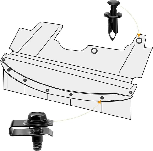 Thumbnail 6 de GOOACC GRC-70 35PCS Splash Shield Fastener Kit