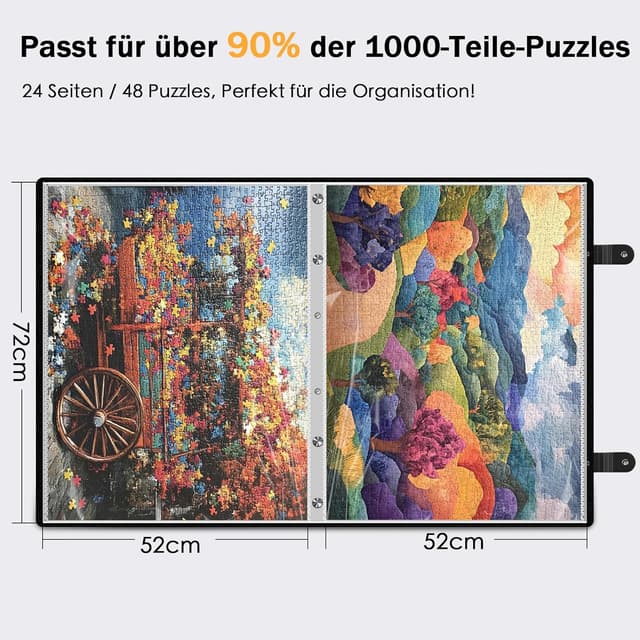 Thumbnail 1 de Nariolar Puzzle-Aufbewahrungsordner 24 Taschen 🎲