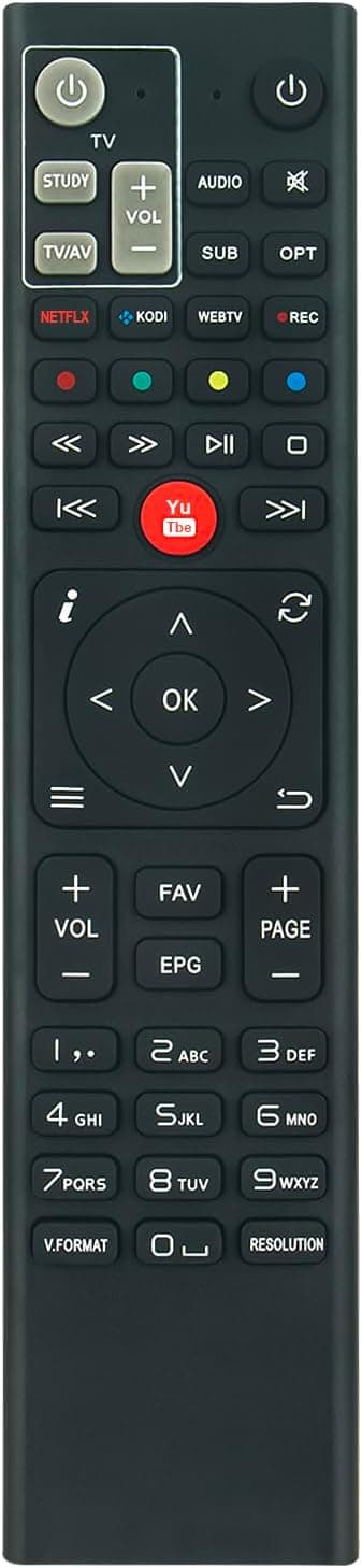 Detalle de VINABTY SXRCU05 Ersatzfernbedienung für TV