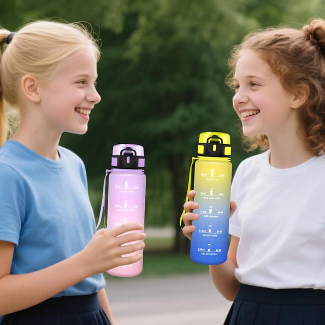 Thumbnail 5 de Botella de agua 500ml para niños con filtro y a prueba de fugas 🚰