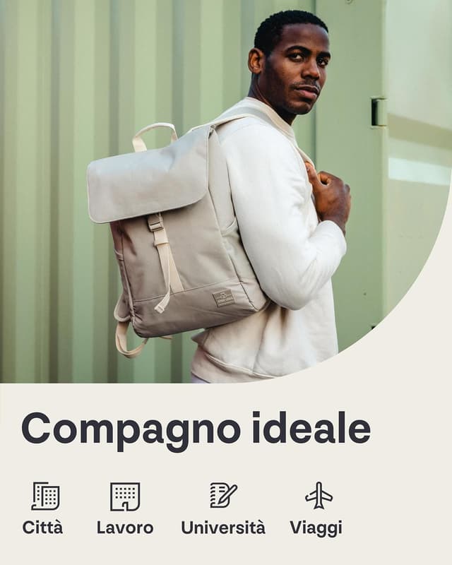 Thumbnail 6 de Johnny Urban Zaino Zaino Zaino espandibile MIKA Donna Rosa con vano per PC da 16”