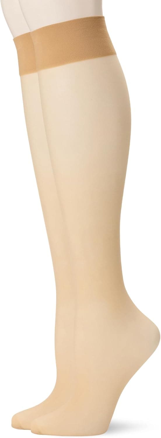 Detalle de Amazon Essentials Damen durchsichtige, kniehohe Strümpfe