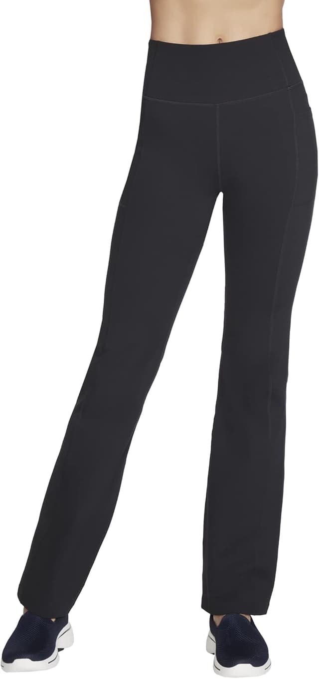 Detalle de Skechers Go Walk High Waisted Evolution Flare Pant Leggings