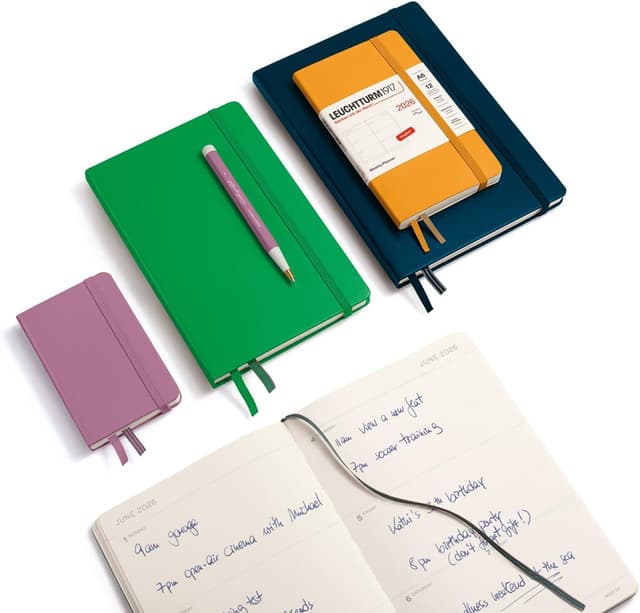 Detalle de LEUCHTTURM1917 Wochenkalender Medium A5 2026 (Softcover) – 12 Monate mit Wochenansicht