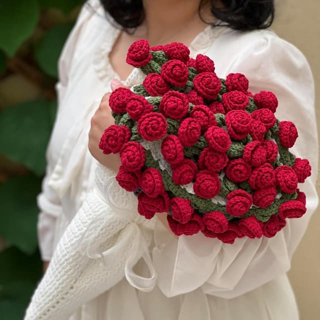 Detalle de MSINMINW Couverture en bouquet de fleurs