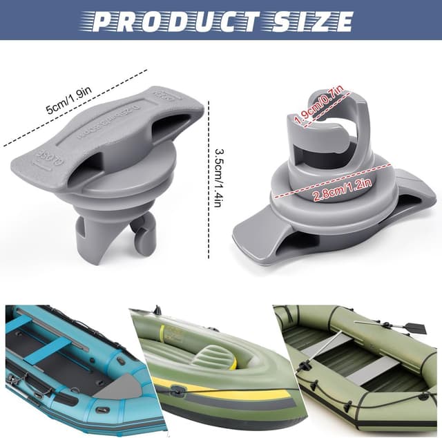 Thumbnail 1 de BUZIFU Ventildeckel 2 Stück Universell