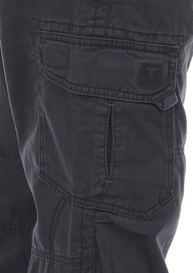 Detalle de Timezone Cargohose Herren BenitoTZ mit Gürtel – Loose Fit in Beige, Grau & Khaki (z. B. Größen 29–40)