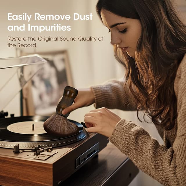 Detalle 2 de Vinyl Record Cleaning Brush Ultra Soft