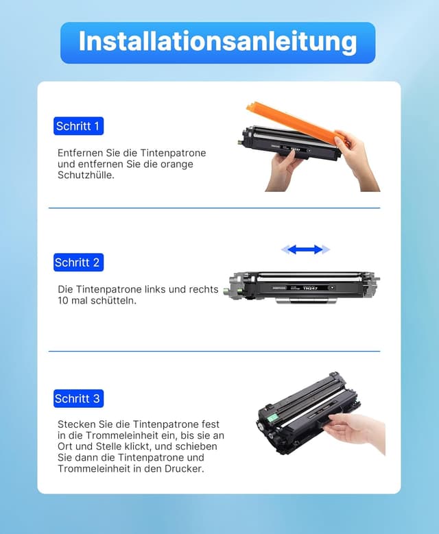 Thumbnail 5 de SODFACE TN247 TN-243cmyk 4er-Pack Toner