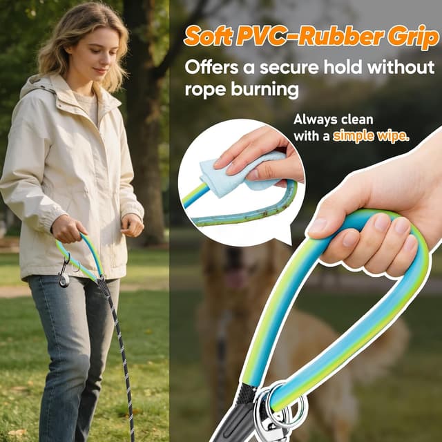 Detalle de Aystkniet Reflective Training Leads for Dogs 30M