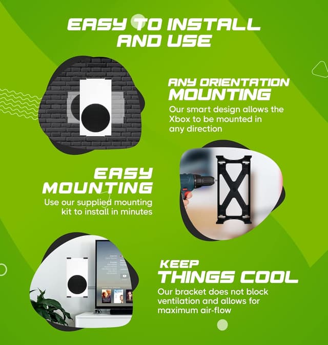 Thumbnail 6 de Xbox Series S wall mount bracket