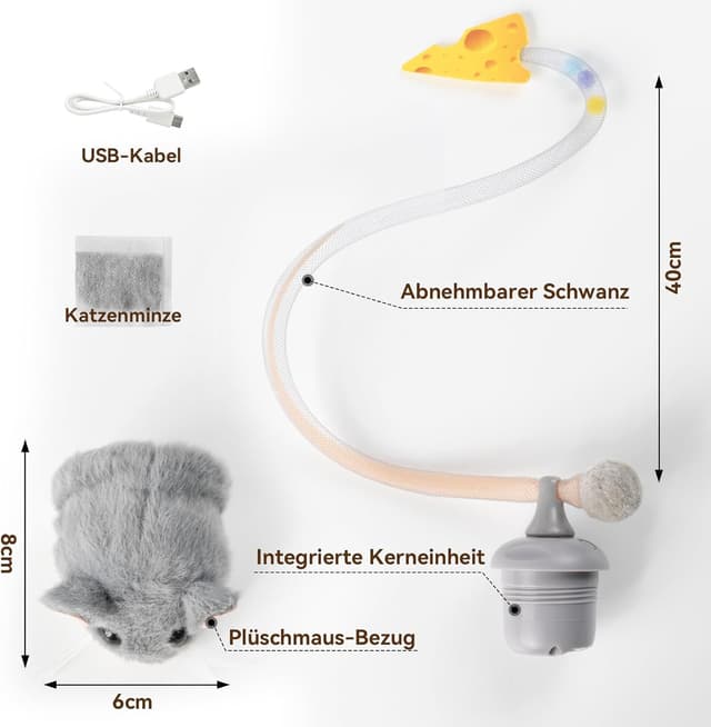 Thumbnail 6 de Migipaws Interaktives Katzenspielzeug 🐱