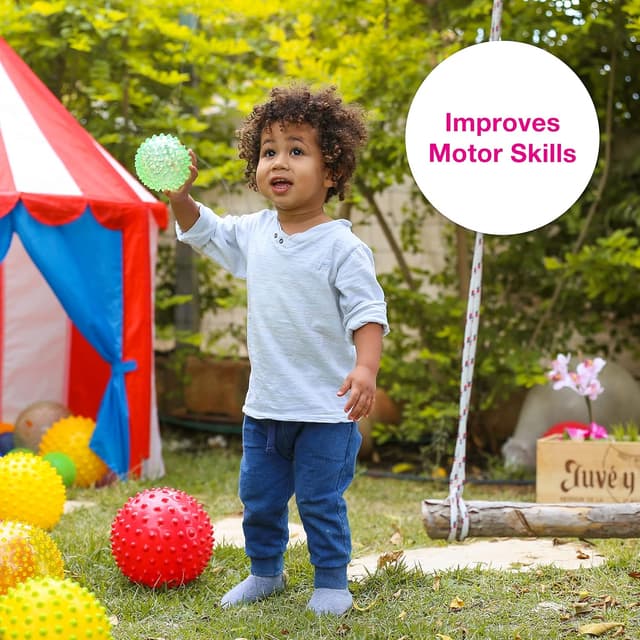 Detalle 1 de BSM 4 balles sensorielles transparentes ED705175 : pour le jeu, la détente et la thérapie sensorielle