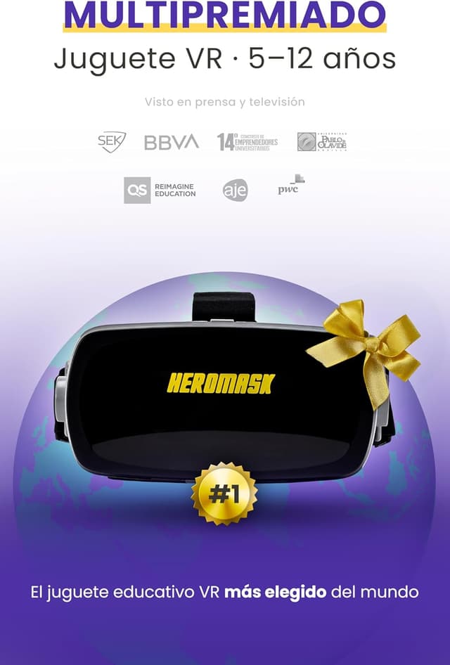 Detalle 2 de Heromask VR HeroMask gafas educativas 5‑12 años