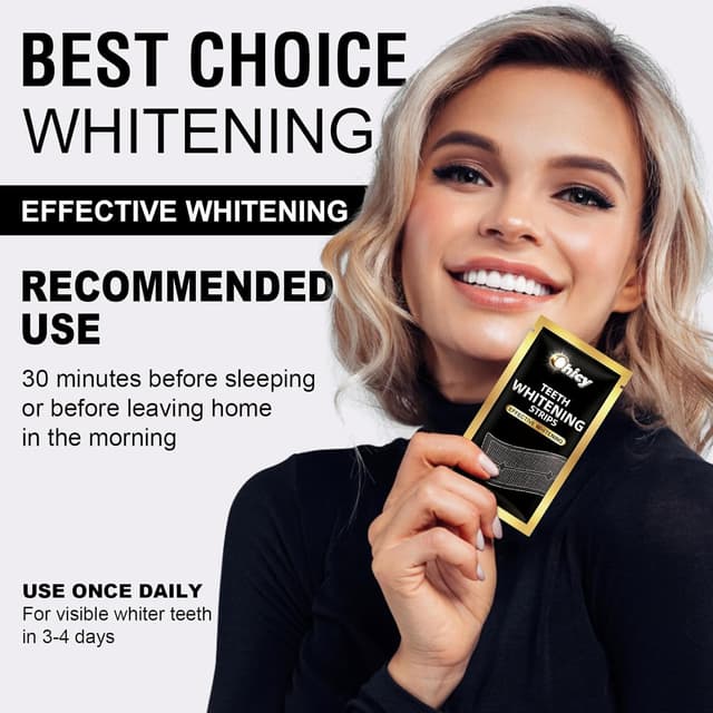 Detalle 2 de CHICY Whitening Strips für Zähne, 14 Anwendungen
