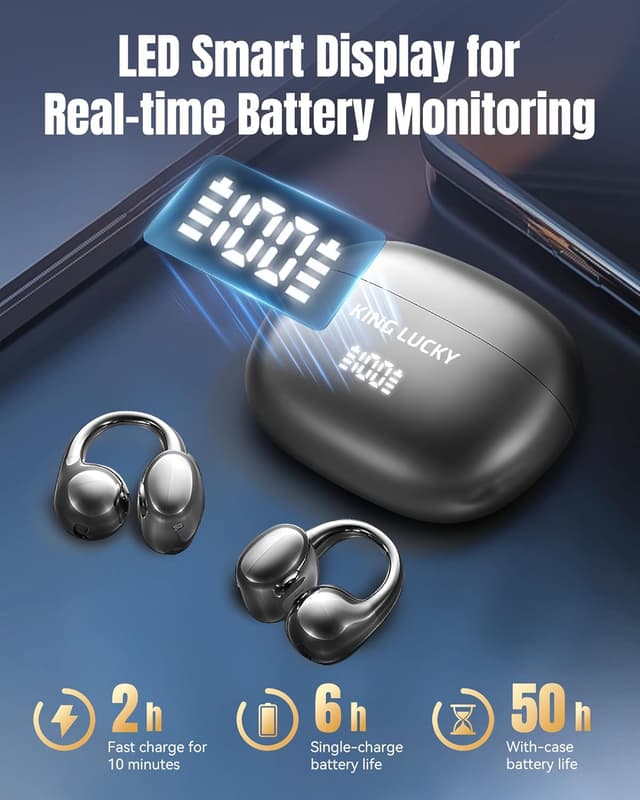 Thumbnail 4 de King Lucky Open‑Ear Kopfhörer 50h