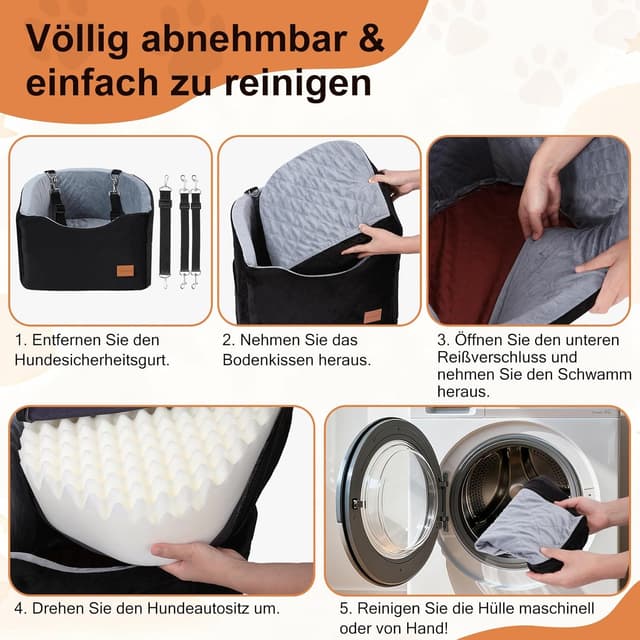 Thumbnail 4 de Asiento de coche para perros medianos 13,6 kg