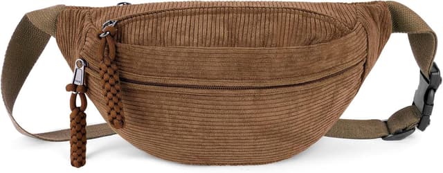 Detalle de Aucuu Cord-Bauchtasche für Damen – kleine Umhängetasche im Retro-Style