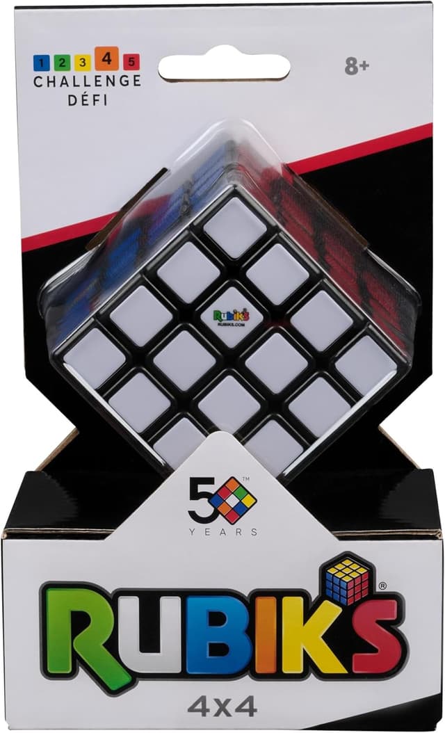 Detalle de Rubik’s 4x4 Master Zauberwürfel – 4x4 Cube für Logikprofis ab 8 Jahren, leichtgängiges Handling & leuchtende Farben