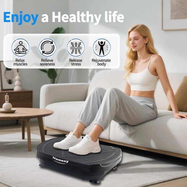 Detalle 2 de Homesy Vibration Plate 300 lb platform