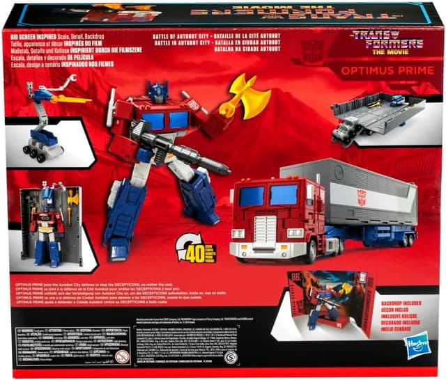 Thumbnail 6 de Transformers Studio Series Commander Class Optimus Prime 86-31 action figure (ispirata a The Movie), 17,5 cm