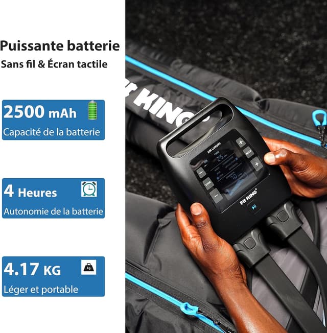 Thumbnail 5 de FIT KING FT-109A Bottes pressothérapie 2500 mAh