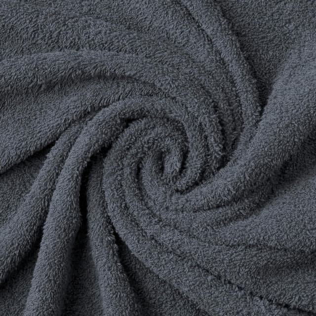 Thumbnail 2 de Todocama Juego de 12 Toallas de Mano 30x30 cm Gris Oscuro