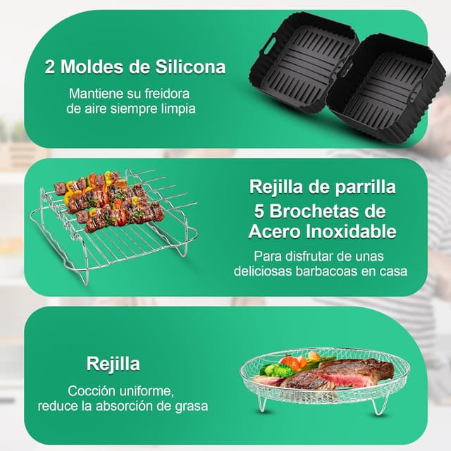 Thumbnail 2 de Molde silicona para COSORI Turbo Tower Pro 10.8L