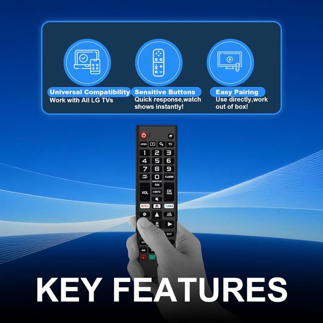 Detalle 2 de LG TV Remote Replacement Pack of 2