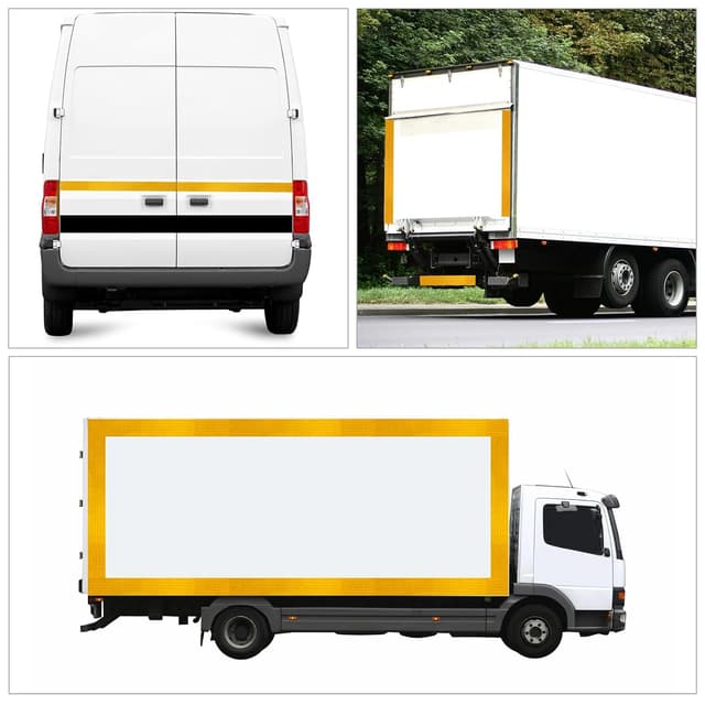 Thumbnail 4 de XFXIA Ruban réfléchissant jaune 15x10 m