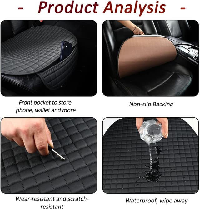 Thumbnail 6 de ZATOOTO Cojín Coche Conductor 2 Piezas impermeable