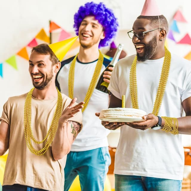 Thumbnail 4 de EOBOH 100PCS Bead Necklace 33" Mardi Gras Party