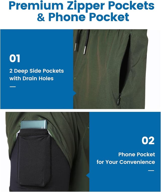 Detalle 2 de MaaMgic Herren-Badehose Kompression 14 cm