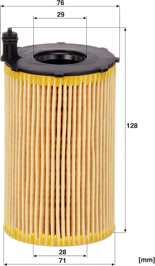 Detalle 1 de Mann HU8005 filtre à huile 128mm