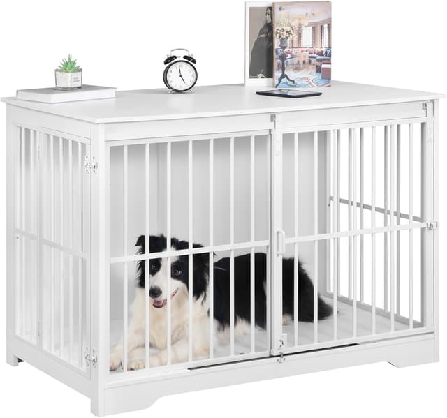 Imagen de Hzuaneri Hundekäfig Möbel 110 cm en OfertitasTOP