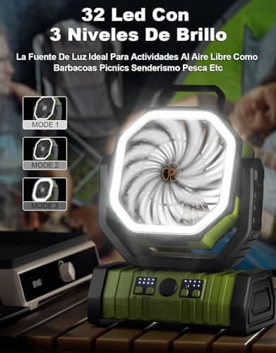 Thumbnail 8 de Richday Ventilador Camping 20000mAh 💨