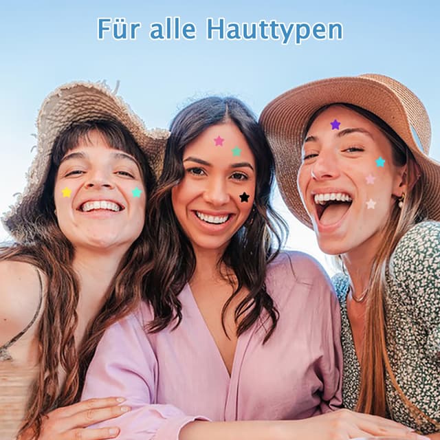 Thumbnail 6 de Hydrokolloid Pickel Pflaster mit Teebaumöl & Salicylsäure (360 Stück, 3 Größen) für Gesicht und Körper