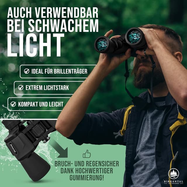 Detalle 2 de Birkental Fernglas 10x50 für Erwachsene