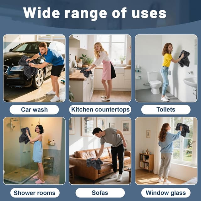 Thumbnail 6 de Ghguole Mikrofaser Trockentuch 90x70cm