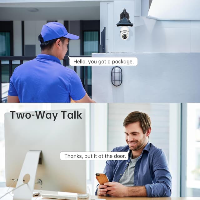 Thumbnail 5 de WESECUU Light Bulb Security Camera 2K