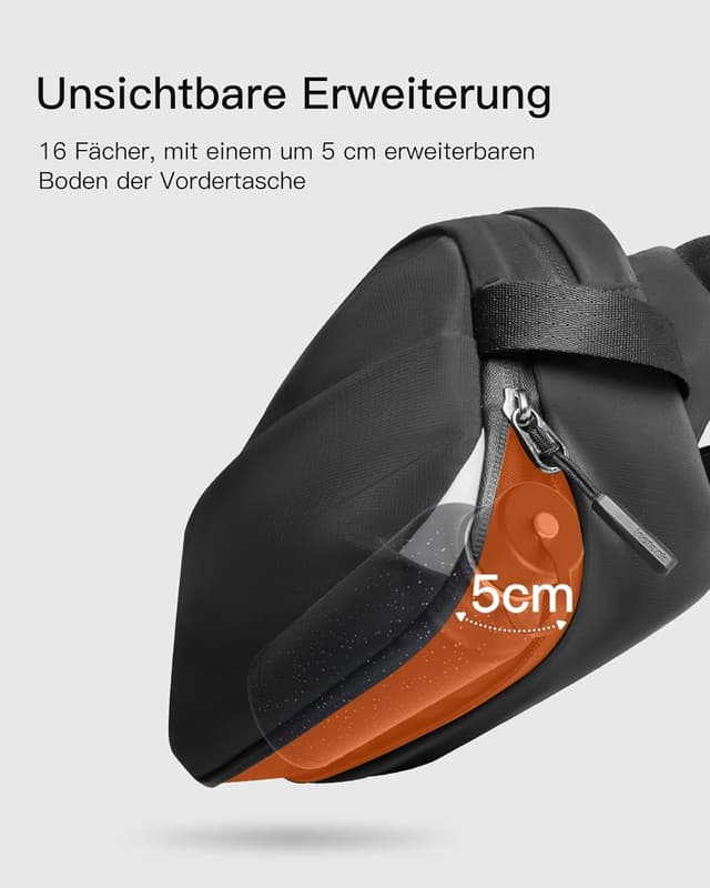 Detalle 2 de Inateck Sling Bag X-Pro Umhängetasche 3 L