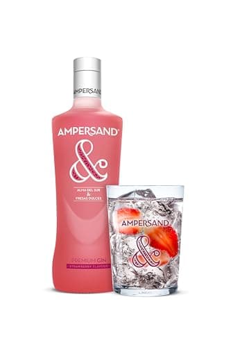 Thumbnail 1 de Ampersand Gin Fresa 70cl con Miniatura de Regalo 🍓