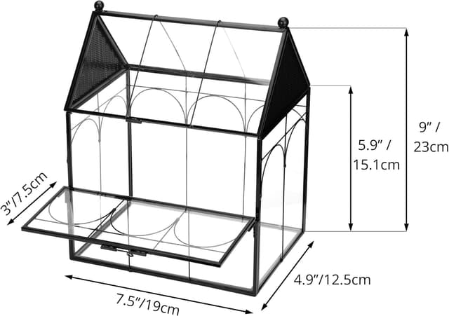 Thumbnail 2 de NCYP Glass House Terrarium 19×12.5×23 cm