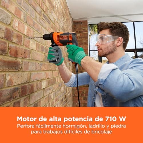 Thumbnail 4 de Black+Decker BEH710K-QS Taladro percutor 710 W