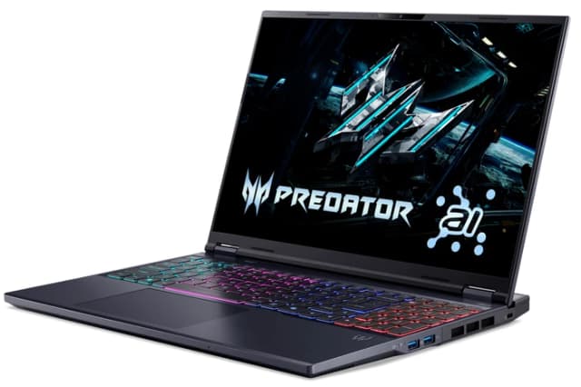 Detalle de Acer Predator Helios Neo 16 AI PHN16-73-76MC (16 Zoll) – Core Ultra 7, 32 GB RAM, 1 TB SSD, RTX 5060