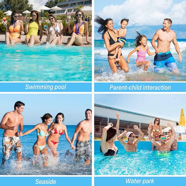 Detalle 2 de Alintor 2 Pack Inflatable Pool Floats 150 kg