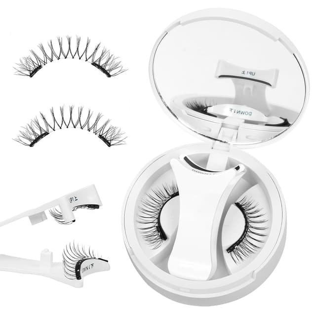 Detalle de Higu Clace Magnetic Eyelashes with Applicator (G03) — No-Glue Reusable Magnet Lashes for a Natural Look